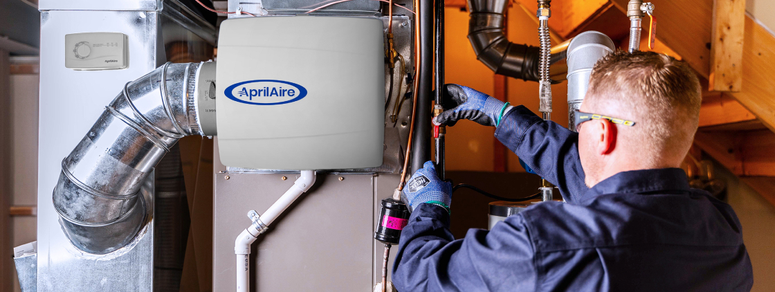 Whole home humidifiers